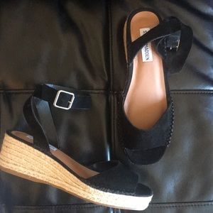Steve Madden Black Platforms